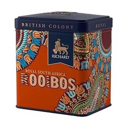 Чай зеленый листовой Richard British Colony Royal Rooibos ж/б 50 г в Да