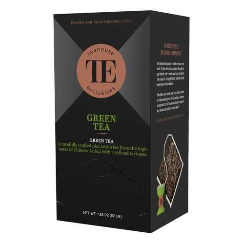 Чай зеленый Teahouse Exclusives Green Tea 15 пакетиков 40 г в Да