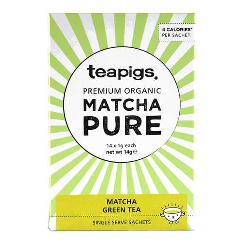 Чай зеленый Teapigs матча organic 14*1 г в Да