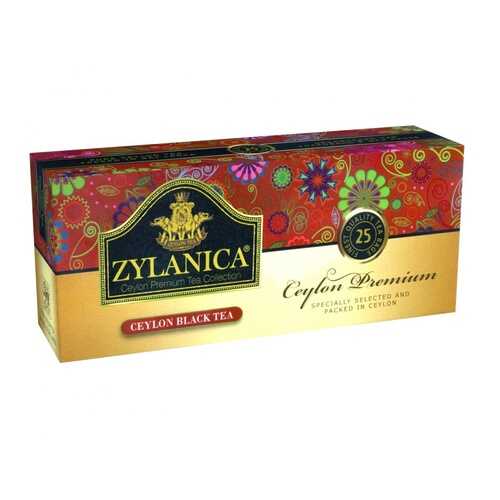 Чай Zylanica Ceylon Premium черный 25 пакетиков в Да