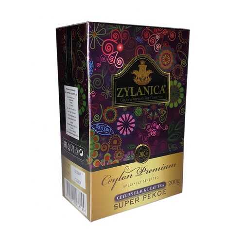 Чай Zylanica Ceylon Premium черный листовой Super Pekoe 200 г в Да