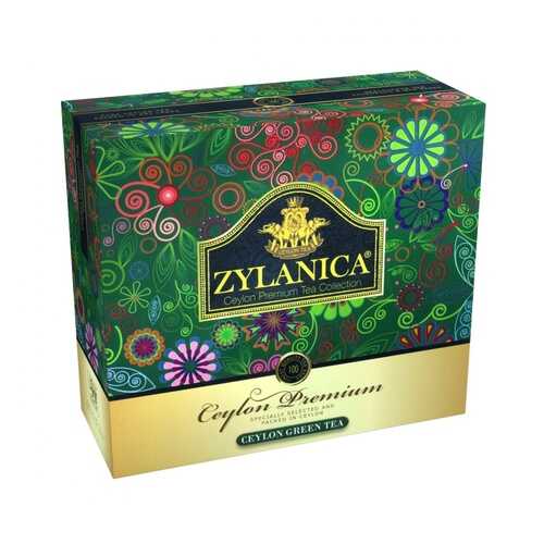 Чай Zylanica Ceylon Premium зеленый 100 пакетиков в Да