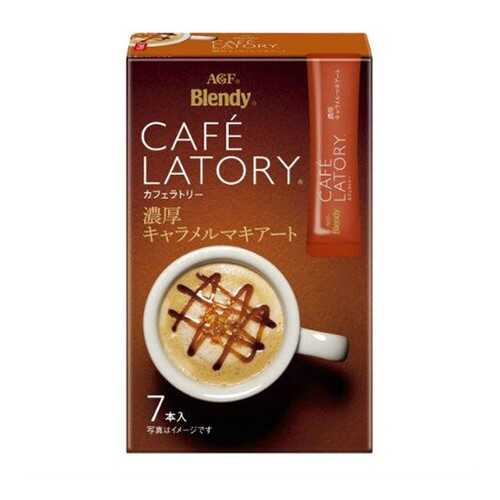 Кофе AGF Cafe Latory карамель-маккиато в стиках 7*11 г в Да