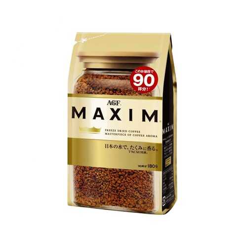 Кофе AGF Maxim растворимый gold blend 180 г в Да