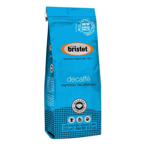 Кофе Bristot Decaffeinato молотый 250 г в Да