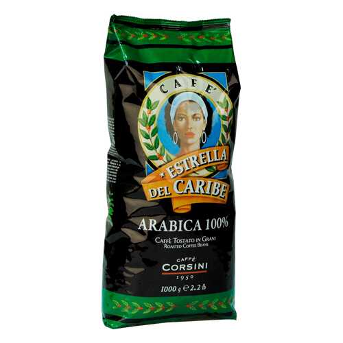 Кофе Caffe Corsini Estrella Del Caribe в зернах 1000 г в Да