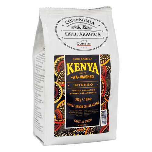 Кофе Compagnia Dell'Arabica Kenya AA Washed в зёрнах 250 г в Да