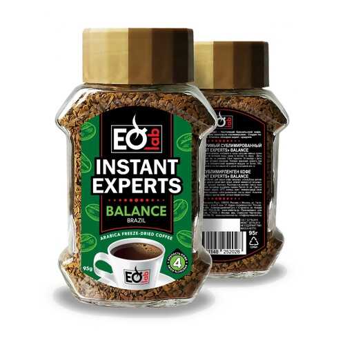 Кофе Espressolab Instant Experts Balance Brazil растворимый 95 г в Да