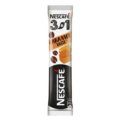 Кофе карамельный NESCAFE 3в1 растворимый порционный, 10 порций по 14.5г в Да