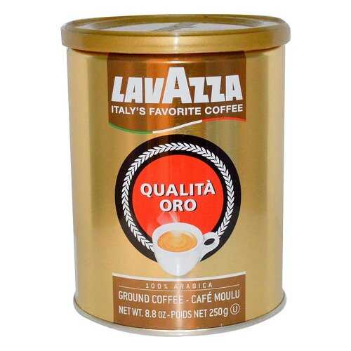 Кофе Lavazza Qualita Oro молотый в жестяной банке 250 г в Да