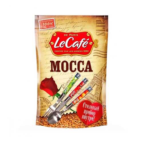 Кофе Le Cafe Mocca растворимый с ложкой 150 г в Да