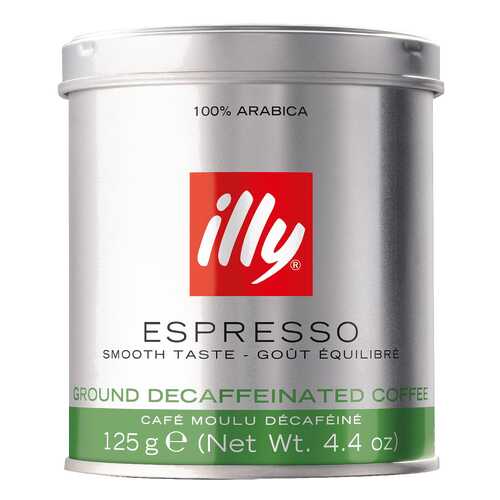 Кофе молотый ILLY caffe декофеиновый 125 г в Да