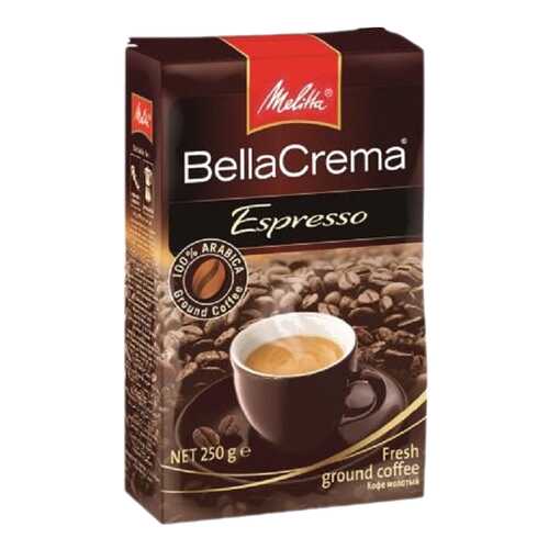 Кофе молотый Melitta bella crema espresso 250 г в Да