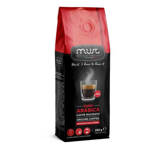 Кофе молотый Must pure arabica 250 г в Да