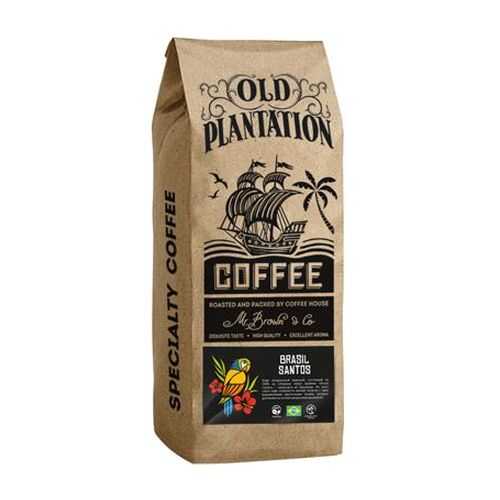 Кофе Old Plantation Specialty Coffee Brasil Santos в зернах 250 г в Да