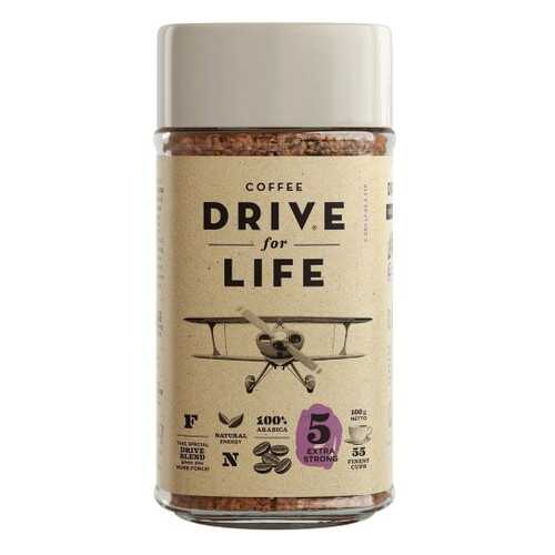 Кофе растворимый живой Drive for Life extra strong 100 г в Да