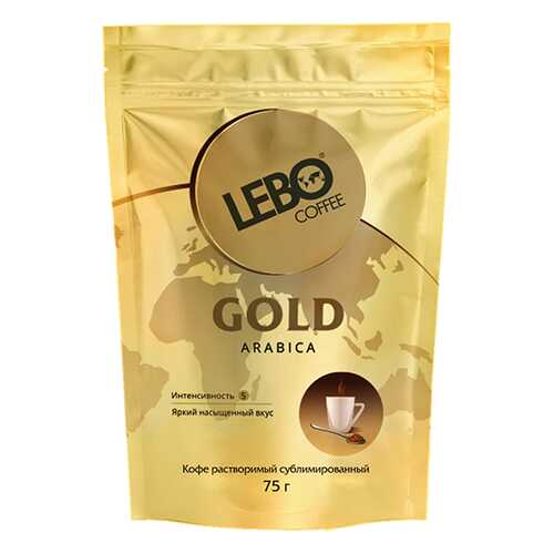 Кофе сублимированный Lebo Gold м/у 75 г в Да