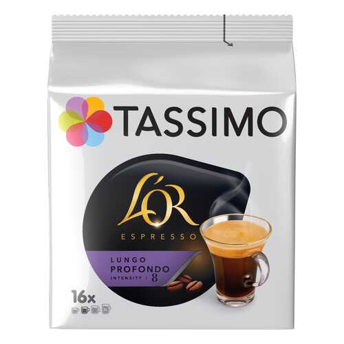 Кофе Tassimo L'or Espresso Lungo Profondo в капсулах 16 шт в Да