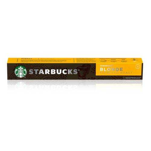 Кофе в капсулах Starbucks Blonde Espresso Roast стандарта Nespresso 10 шт в Да