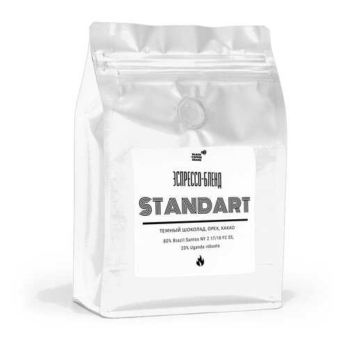 Кофе в зернах Black coffee beans Standart, 250 г в Да