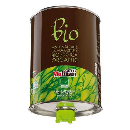 Кофе в зернах Molinari bio organic 3000 г в Да