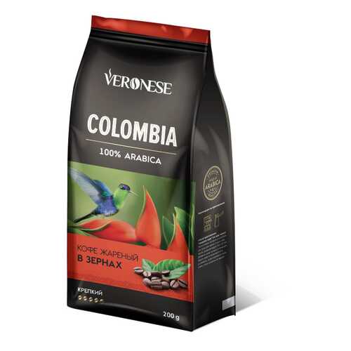 Кофе в зернах Veronese Colombia 200 г в Да