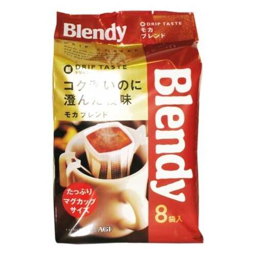 Кофе японский AGF Blendy Mocha молотый дрип-пакеты 8 штук 56 г в Да