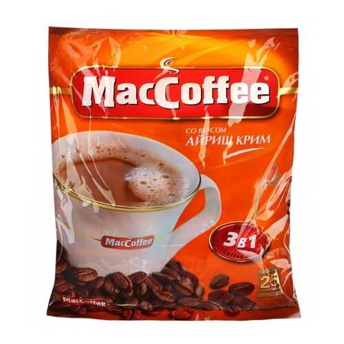 Кофейный напиток растворимый MacCoffee айриш крим 3в1 25 г 18 штук в Да