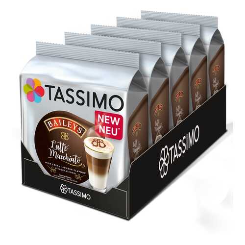 Набор кофе в капсулах Tassimo Baileys Latte Macchiato 5 упаковок в Да