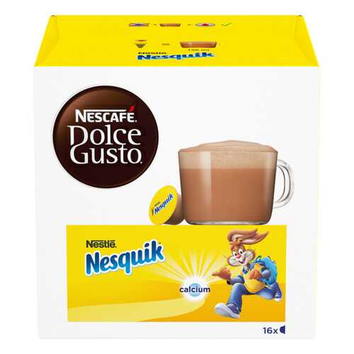 Шоколадный напиток в капсулах Nescafe Dolce Gusto nesquik 16 капсул в Да