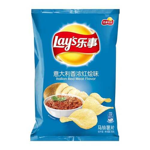 Чипсы LAYS со вкусом Итальянский соус болоньез,70 г в Да