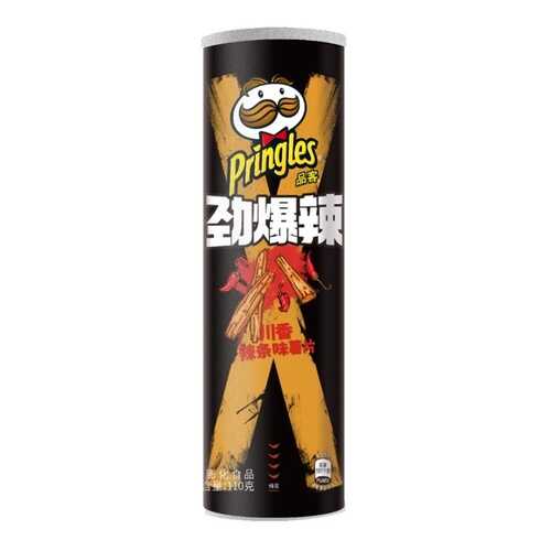 Чипсы Pringles Extra Hot с острым сычуаньским соусом 110 г в Да