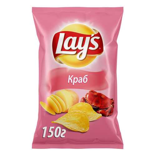 Картофельные чипсы Lay's краб 150 г в Да