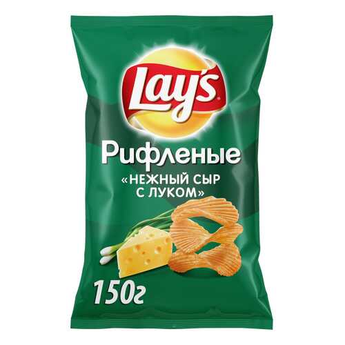 Картофельные чипсы Lay's нежный сыр с луком 150 г в Да