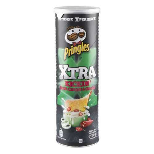 Картофельные чипсы Pringles хtra со вкусом сметаны и лука 150 г в Да