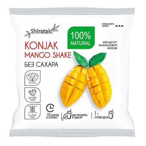 Десерт без сахара Konjak mango shake 20 шт по 15 г в Да