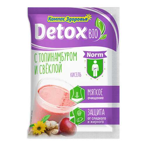 Кисель detox bio Norm С топинамбуром и свеклой Компас здоровья 25 г в Да