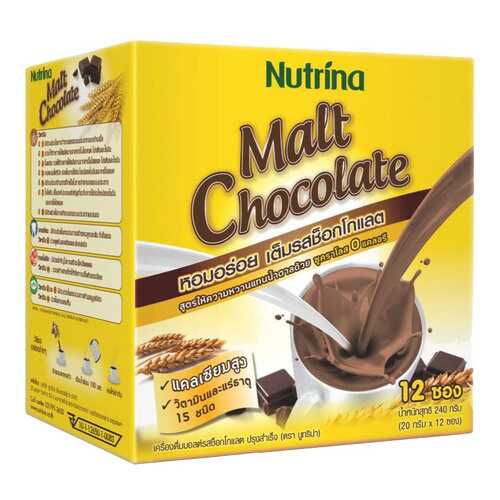 Напиток шоколадный Nutrina instant malt chocolate сублимированный 20 г 12 штук в Да