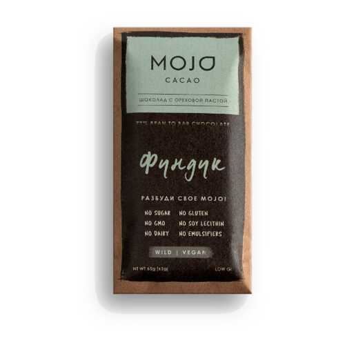 Горький шоколад 72% Mojo Cacao с шоколадно-ореховой пастой со вкусом фундук в Да