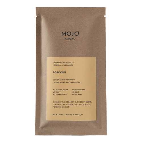 Молочный шоколад 54% Mojo Cacao с воздушным соленым попкорном. popcorn в Да