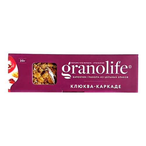 Батончик-гранола Granolife клюква-каркаде в Да