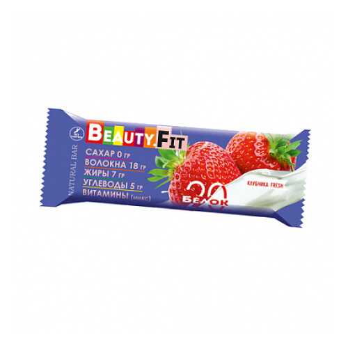 Батончик протеиновый Клубника Beauty Fit 60 г в Да