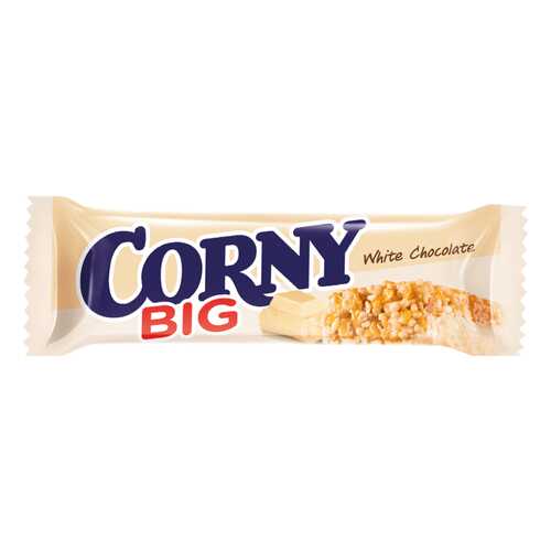 Corny BIG Злаковая полоска с белым шоколадом 24 штуки по 40г в Да