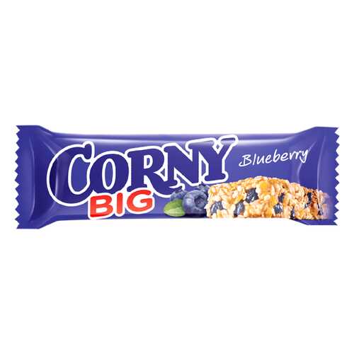 Corny BIG Злаковая полоска с черникой 24 штуки по 40г в Да