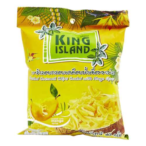 Кокосовые чипсы King Island с манго 40 г в Да