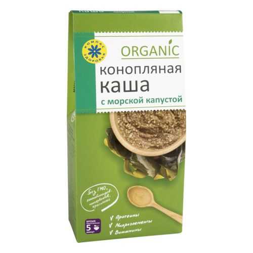 Каша конопляная Компас здоровья organic с морской капустой 250 г в Да