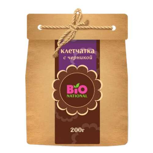 Клетчатка Bio National с черникой в эко-упаковке 200 г в Да