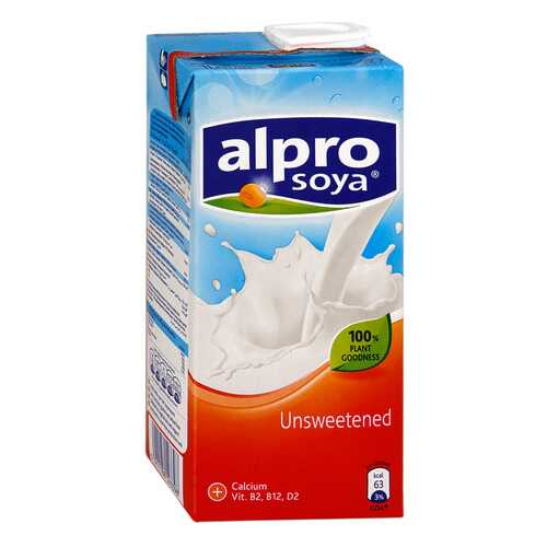 Напиток Alpro soya unsweetened без сахара без соли 1.8% 1 л в Да