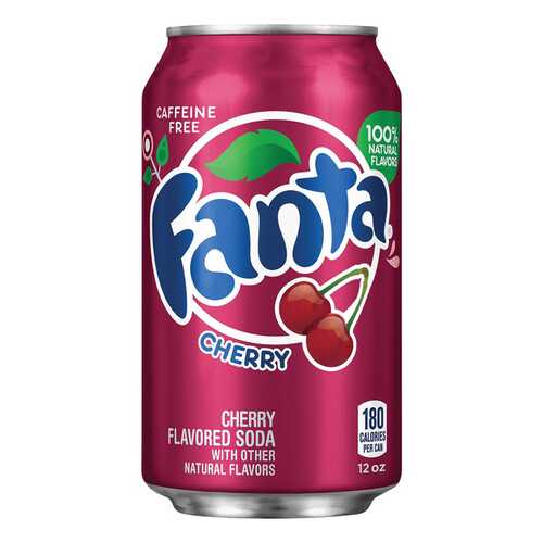 Напиток Fanta cherry жестяная банка 0.36 л в Да