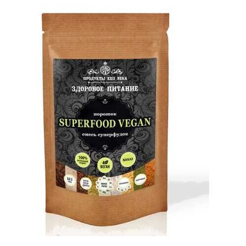 Смесь суперфудов Nanax Superfood Vegan Продукты XXII века порошок 100 г в Да